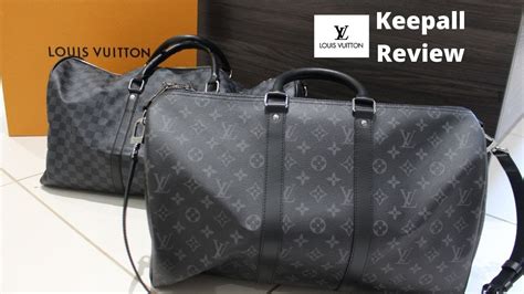 louis vuitton keepall 45 vs 55|louis vuitton keepall 55 macassar.